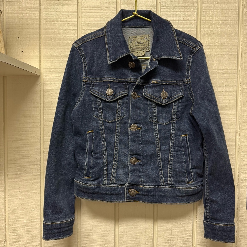 Polo Ralph Lauren Girls Denim Jacket dark blue wash